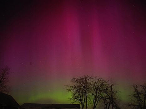 Полярное сияние вновь заметили в небе над Нижегородской областью