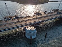 Строители Крымского моста начали монтаж очистных сооружений
