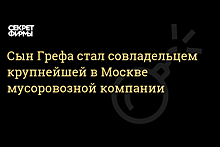 «Коммерсант» узнал о наличии у сыновей Грефа и Дмитриева общего бизнеса