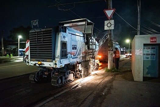 В Курске начали ремонтировать дорогу на Льговском повороте
