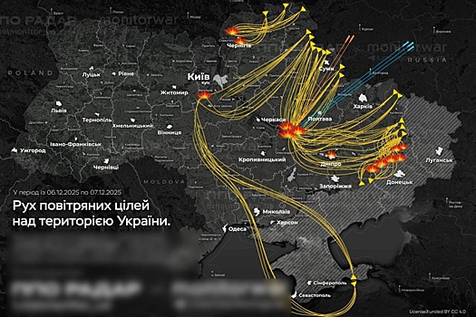 Появилась схема ракетного удара по Украине