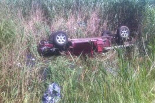 В Прикамье в городе Александровске опрокинулась «Лада Приора»