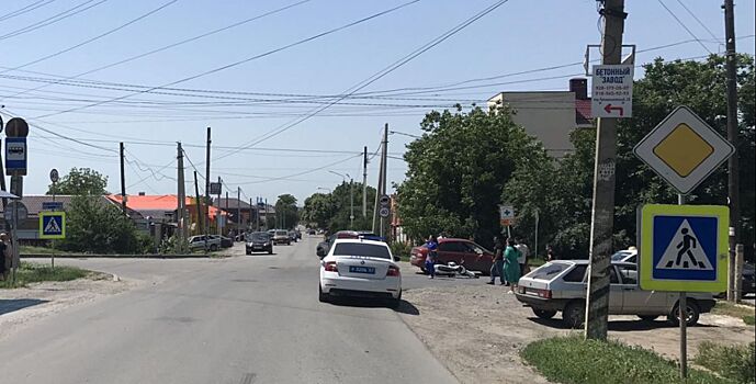 В селе Самарское водитель «Лада» не пропустил 15-летнего мотоциклиста