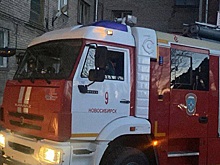 В Новосибирске спасли девушку из горящей квартире в высотке