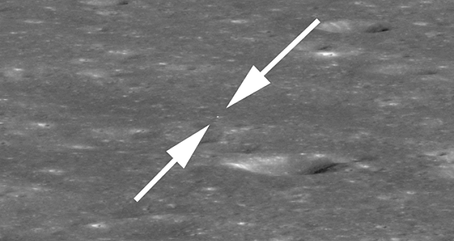 Аппарат увидел «Чанъэ-4» на обратной стороне Луны