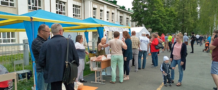 Более 3000 человек побывали на «Улице здоровья» в День города в Ижевске