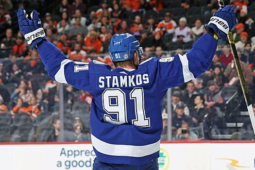 Стивен Стэмкос вышел на третье место в истории НХЛ по голам в большинстве за один клуб