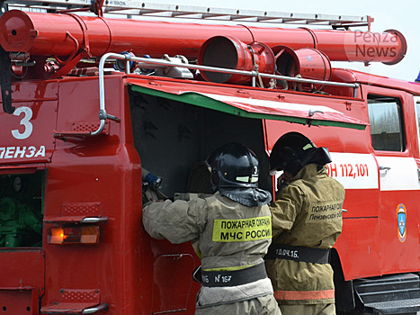 При пожаре в бане на улице Сурикова в Пензе погиб мужчина