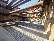 Стартовый котлован станции метро «Сенная» в Нижнем Новгороде готов на треть