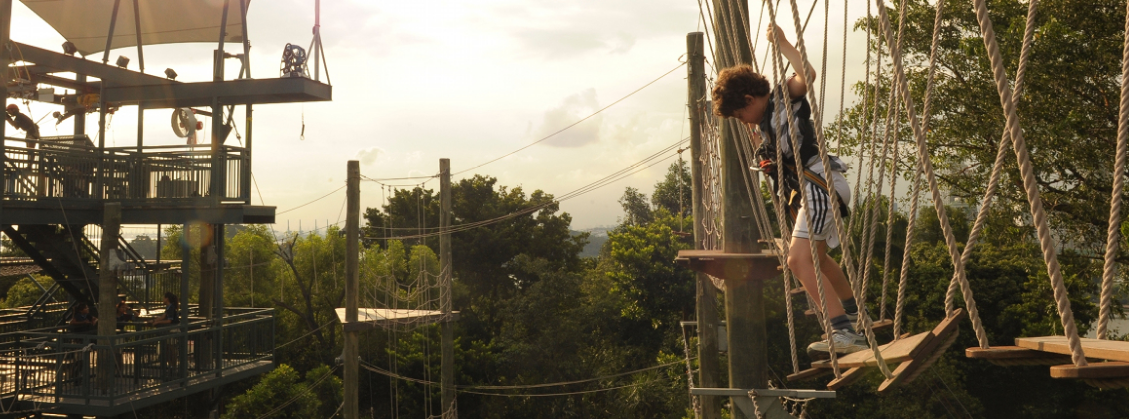 Парк приключений MegaZip, Остров Сентоза, Сингапур, Азия