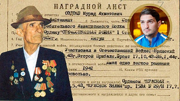 Дед зенитовца Оздоева — летчик, не знавший страха. История «сталинского сокола» Мурада Оздоева