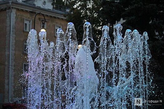 Опубликованы фото обновленного сквера с фонтаном в Нижнем Новгороде