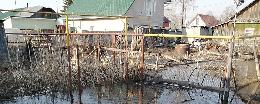 В Бердске сотни домов затопило грунтовыми водами