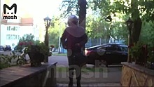 Скутеристка украла четыре корзины с цветами на улице Ирины Левченко за четыре минуты