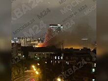 Пожар на территории бывшего ОКБ Сухого локализовали