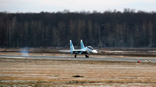 Минобороны России получило сотый Су-30СМ: кадры из Курска