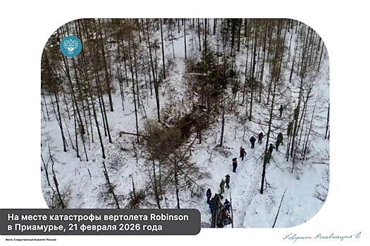 В Амурской области обнаружили упавший вертолет с телами погибших