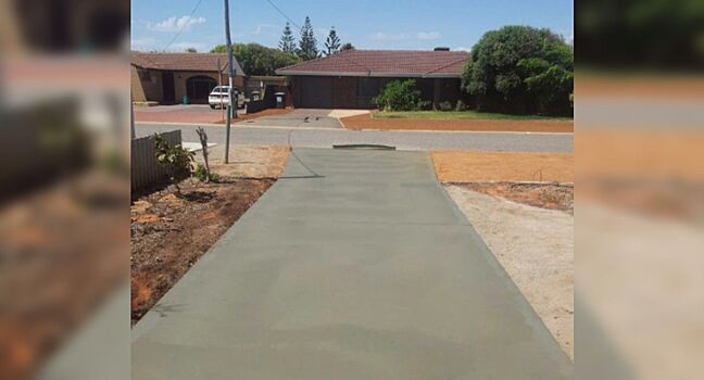 В Австралии домовладелец из-за нелепой ошибки подрядчика получил бесплатную бетонную дорогу