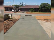 В Австралии домовладелец из-за нелепой ошибки подрядчика получил бесплатную бетонную дорогу