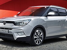 Модернизироанный паркетник SsangYong Tivoli «засветился» на тест-драйве