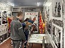 Несовершеннолетние осужденные, состоящие на учете в УИИ ГУФСИН Кузбасса, побывали на интереснейшей экскурсии в интерактивном музее «Поезда Победы»