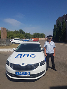 В Воронежской области госавтоинспекторы помогли экстренно доставить в больницу малолетнего ребенка, пострадавшего в ДТП