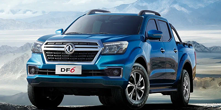 В Россию привезут новый рамный пикап Dongfeng DF 6 по цене почти 2 млн рублей