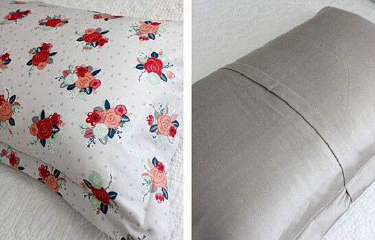 Как сшить наволочку с «ушками»