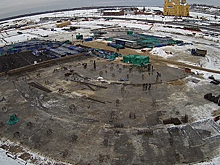 Фундамент Ледового дворца полностью залили на нижегородской Стрелке