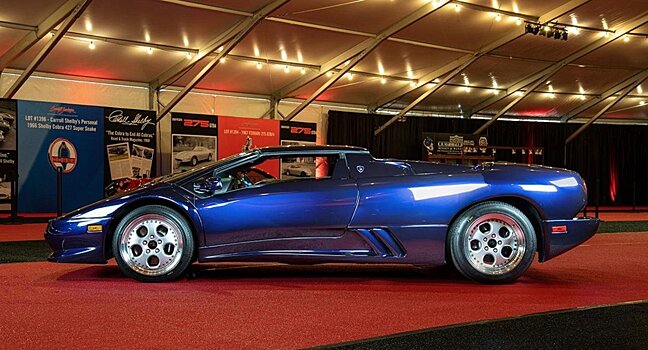 Редчайший родстер Lamborghini Diablo VT 1997 года продается на аукционе