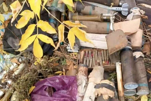 Росгвардия обнаружила в ДНР крупный тайник ВСУ с более 600 боеприпасами