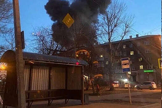 Губернатор Кобзев: военный самолет упал на двухэтажный дом в Иркутске