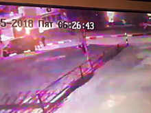 Автомобиль упала на УАЗ в Балашихе: кадры аварии