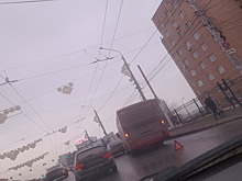 В Рязани маршрутка попала в ДТП на Первомайском проспекте