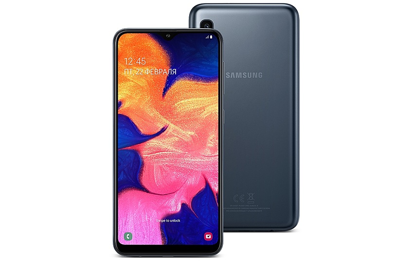 На втором месте оказался Samsung Galaxy A10. 