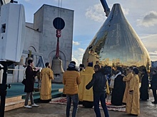 В храме князя Владимира в Покровском-Стрешневе освятили купола и колокола