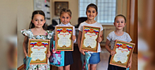 В Северной Осетии в День защиты детей полицейские наградили дипломами маленьких участниц патриотической акции «Это – наша победа»