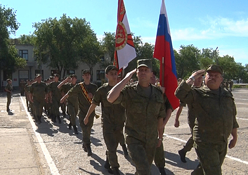 В Астраханской области прошло торжественное открытие конкурса на лучшего командира артиллерийской батареи ВС РФ