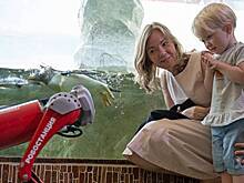 Робособака удивила обитателей зоопарка