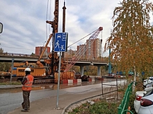 Как строят новую очередь моста через Егошиху в Перми: фоторепортаж со стройки