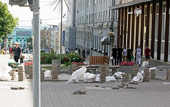 Сроки ремонта Центральной аллеи в Курске перенесли до 15 декабря: готово до 85% работ