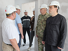 Губернатор Красноярского края проверил ход строительства на подшефной территории Донбасса