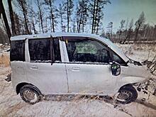 Несовершеннолетняя девушка-водитель пострадала в ДТП