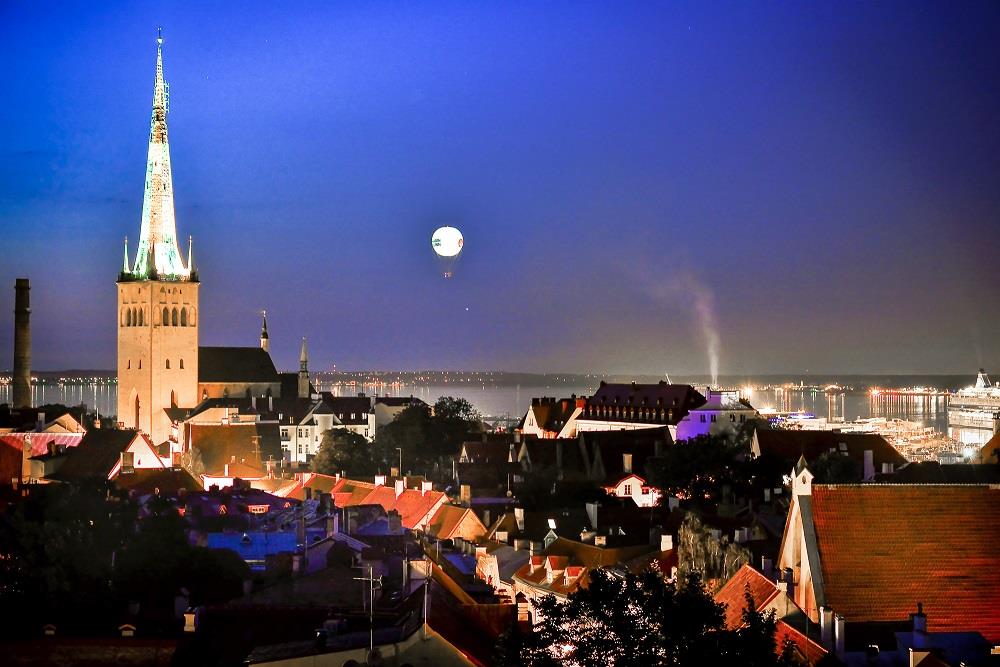 Аэро-аттракцион Balloon Tallinn , Таллин, Эстония, Европа