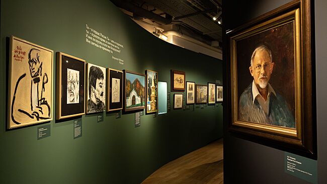 В Доме русского зарубежья им. А. Солженицына открылась выставка, приуроченная к юбилею музея