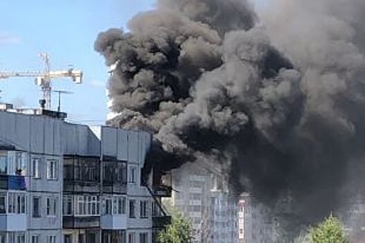 Пожар на Новгородском: в центре Архангельска загорелась квартира