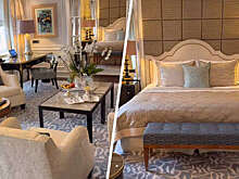 Продюсер Яна Рудковская показала интерьер люкса в отеле Цюриха