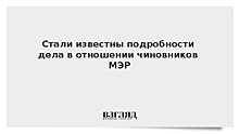 Стали известны подробности дела в отношении чиновников МЭР