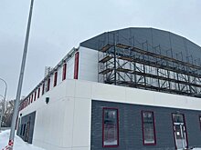 Манеж Центра развития футбола в Казани готов на 84%