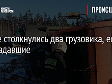 В Луге столкнулись два грузовика, есть пострадавшие